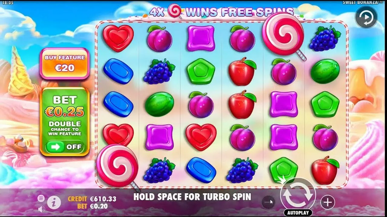 Бонусный режим в Sweet Bonanza